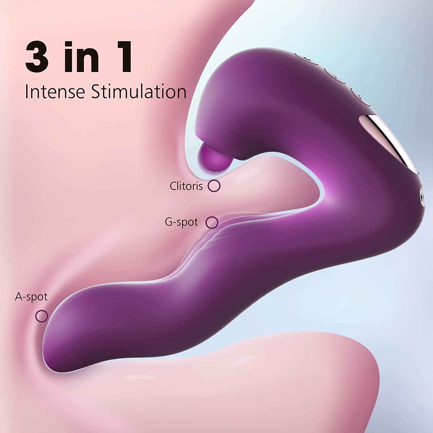 Wearable Vibrating Panty Rose Vibrator-Amber
