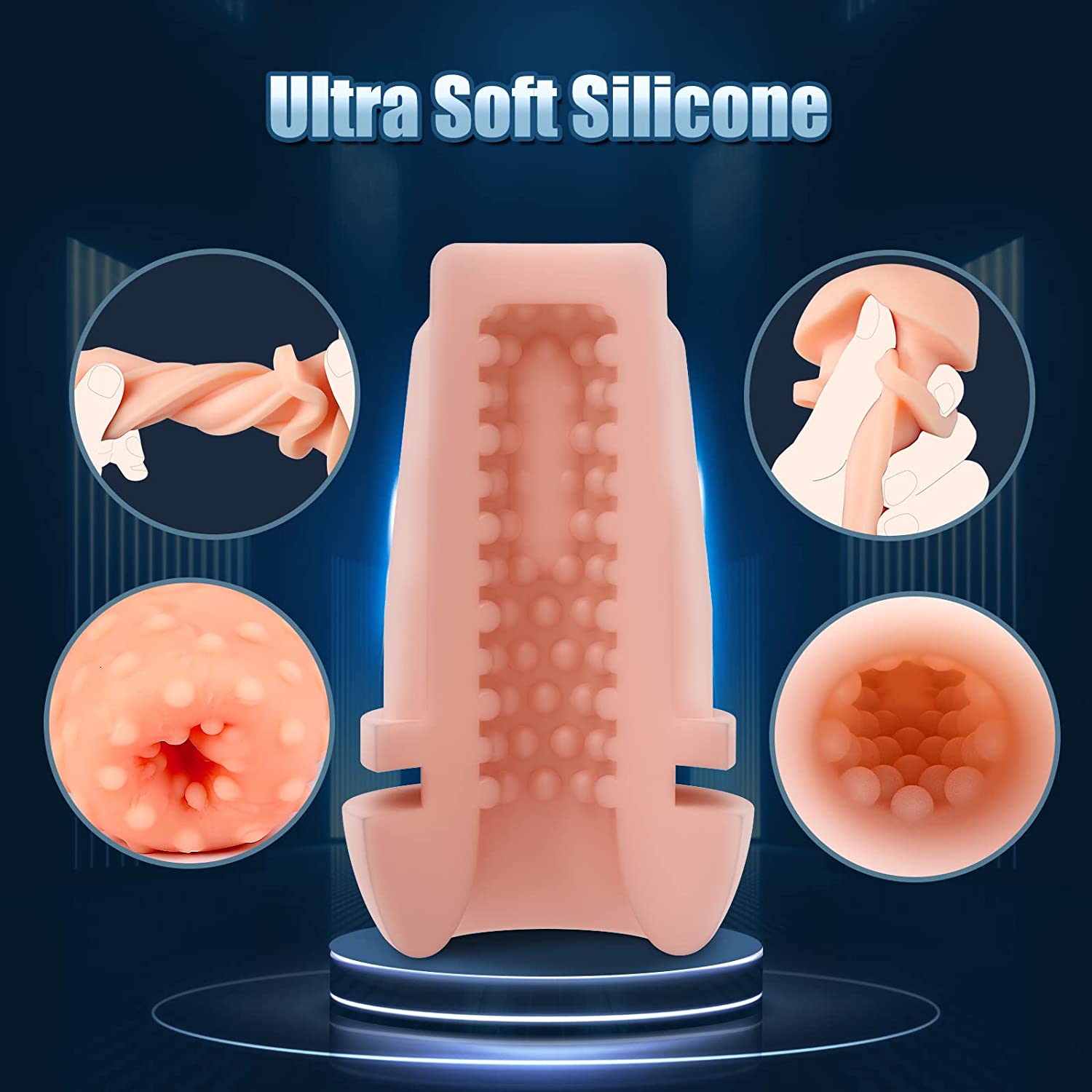 Automatic Male Masturbator with Powerful 10 Vibrations for Penis Stimulation--Emma