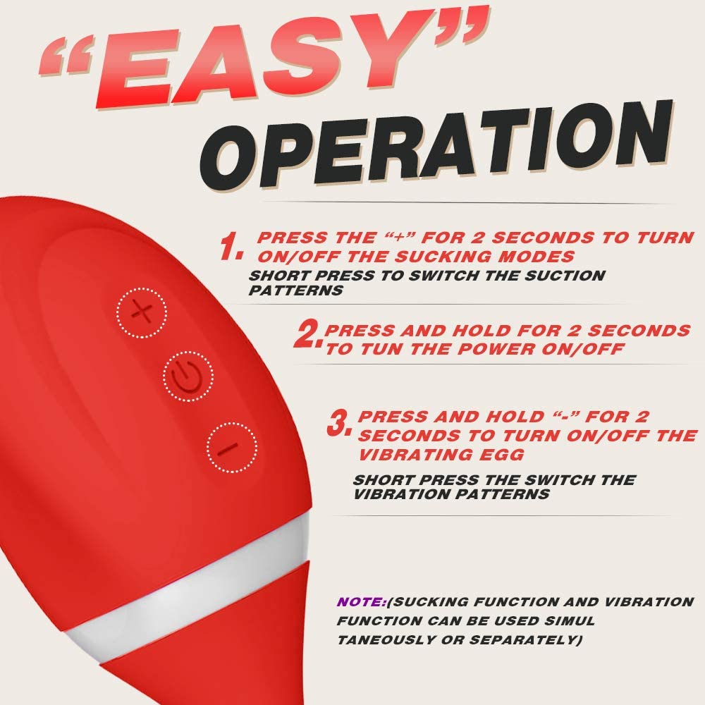 Sohimi Slitoral Stimulation Sucking Function Vibrating Egg