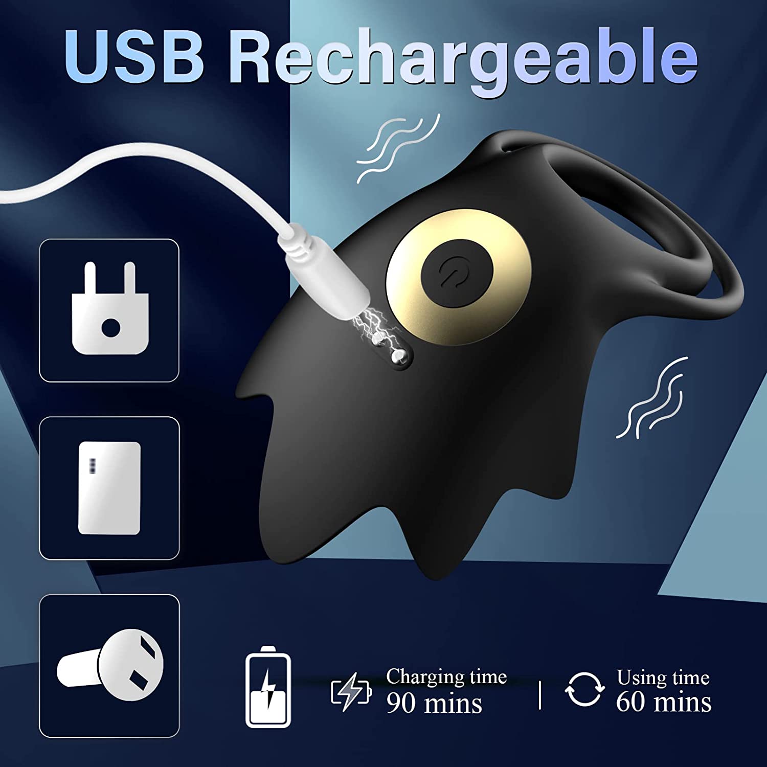 Vibrating Cock Ring - Starfish