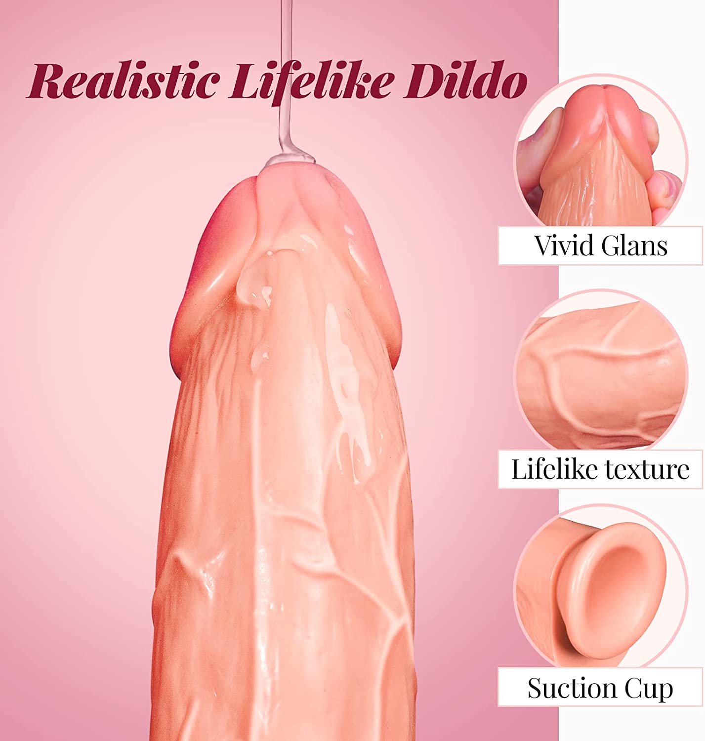 Realistic Dildo Sex Toys for Women - Joe