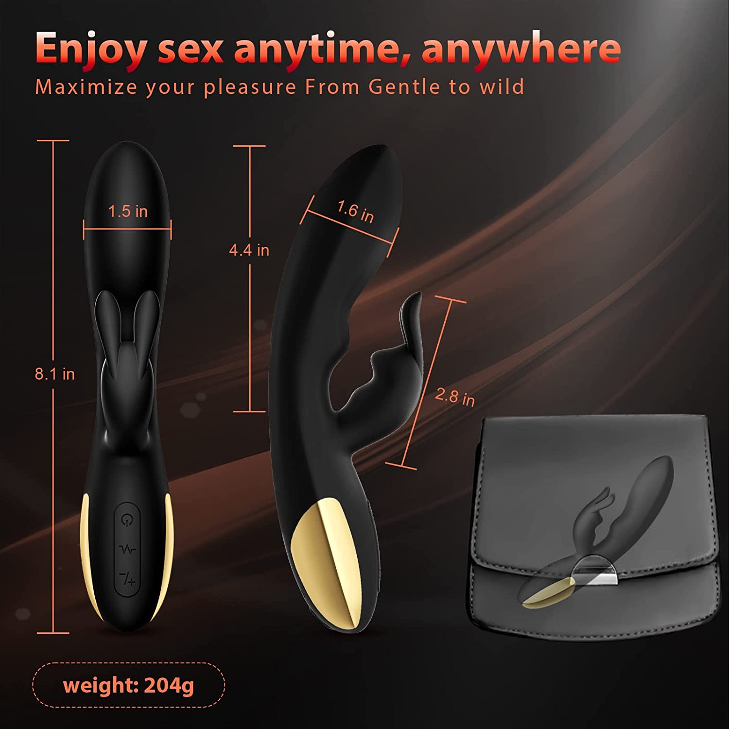 G-Spot Rabbit Vibrator for Women - Crazy Bunny