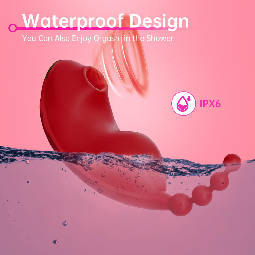 Sucking Vibrator with 10 Vibrations &10 Suctions