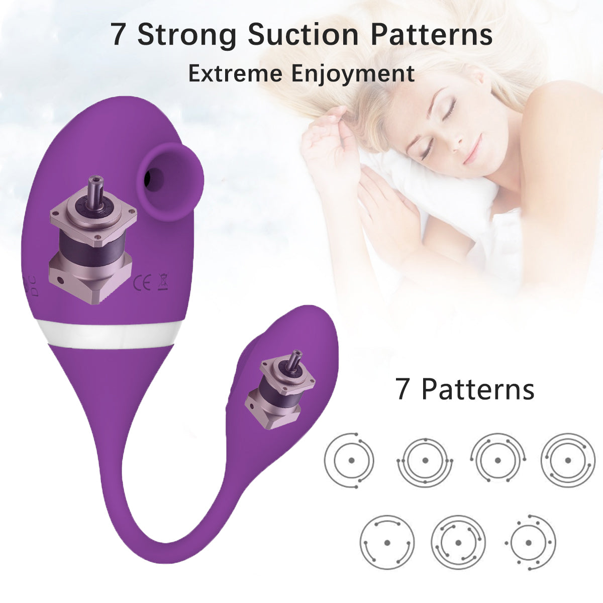 Sohimi Slitoral Stimulation Sucking Function Vibrating Egg