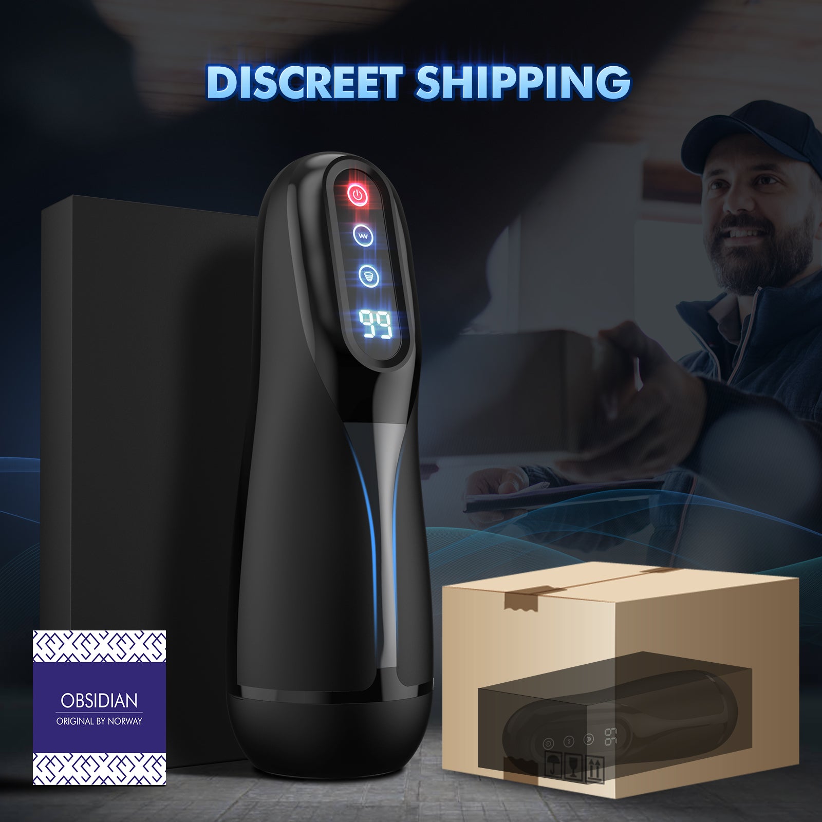 Automatic Male Masturbator with 9 Suction & Vibration & Heating -Bert