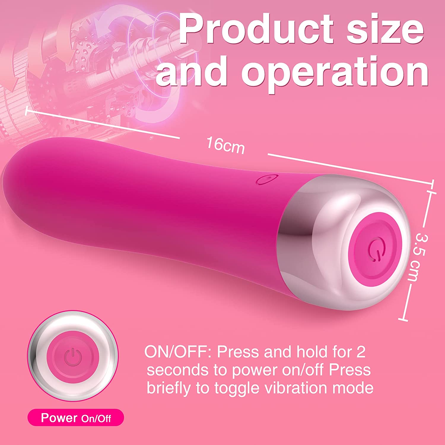 10 Powerful  Wind Vibrator -  Lilly