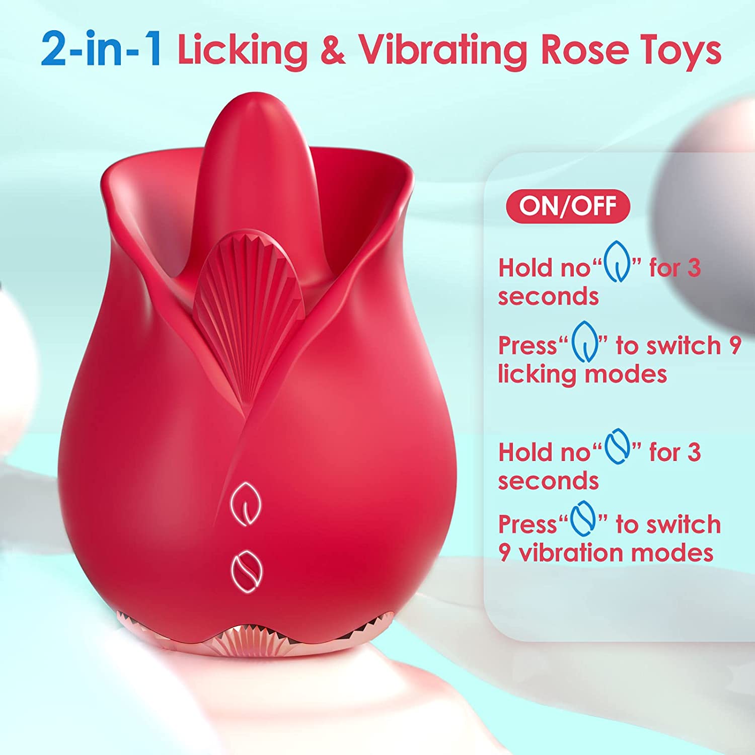 Dual Tongue G Spot Vibrator for Women - Yulip