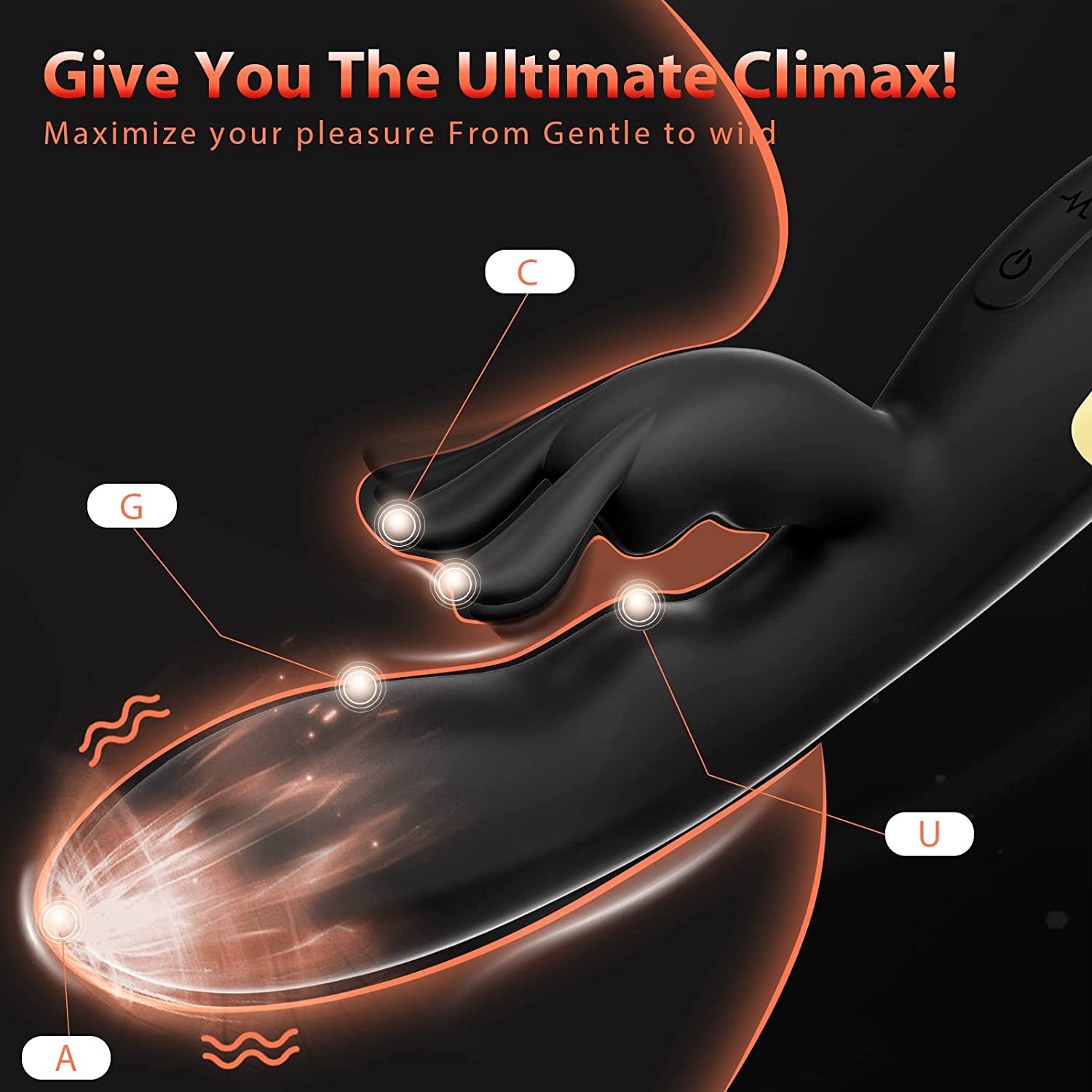 G-Spot Rabbit Vibrator for Women - Crazy Bunny