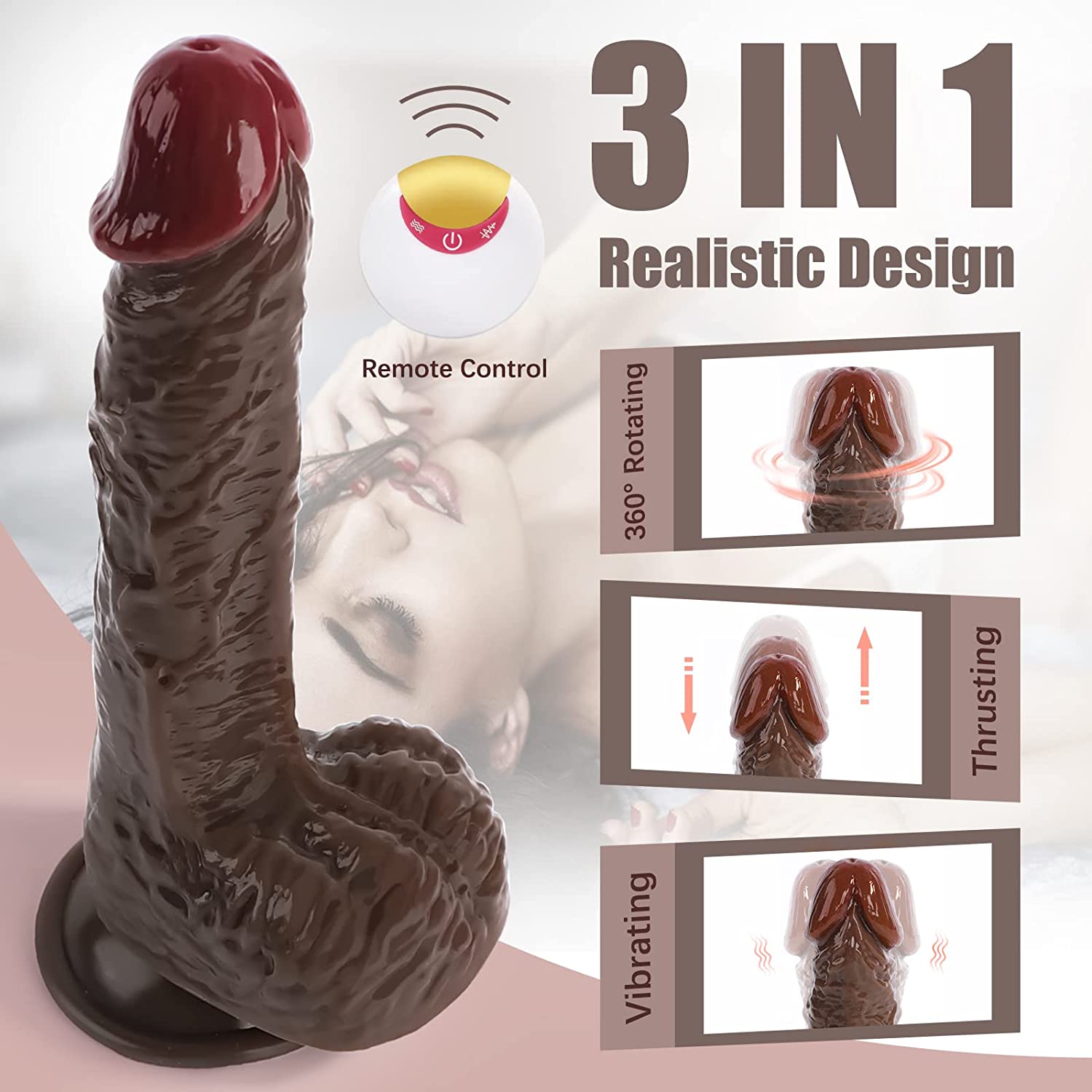 Realistic Thrusting Dildo - Kris