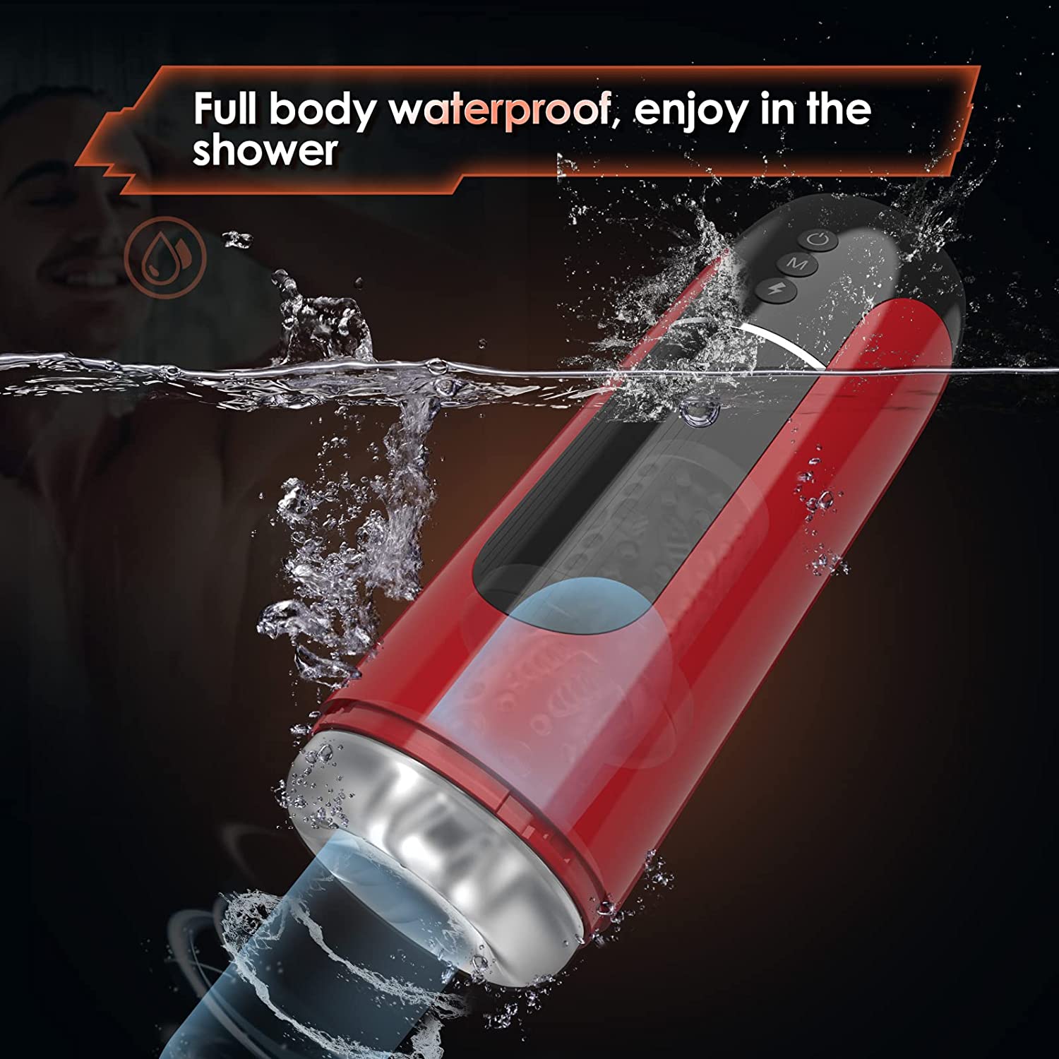 7 Thrusting & Vibration 3D Realistic TPE Automatic Male Masturbator - Scott