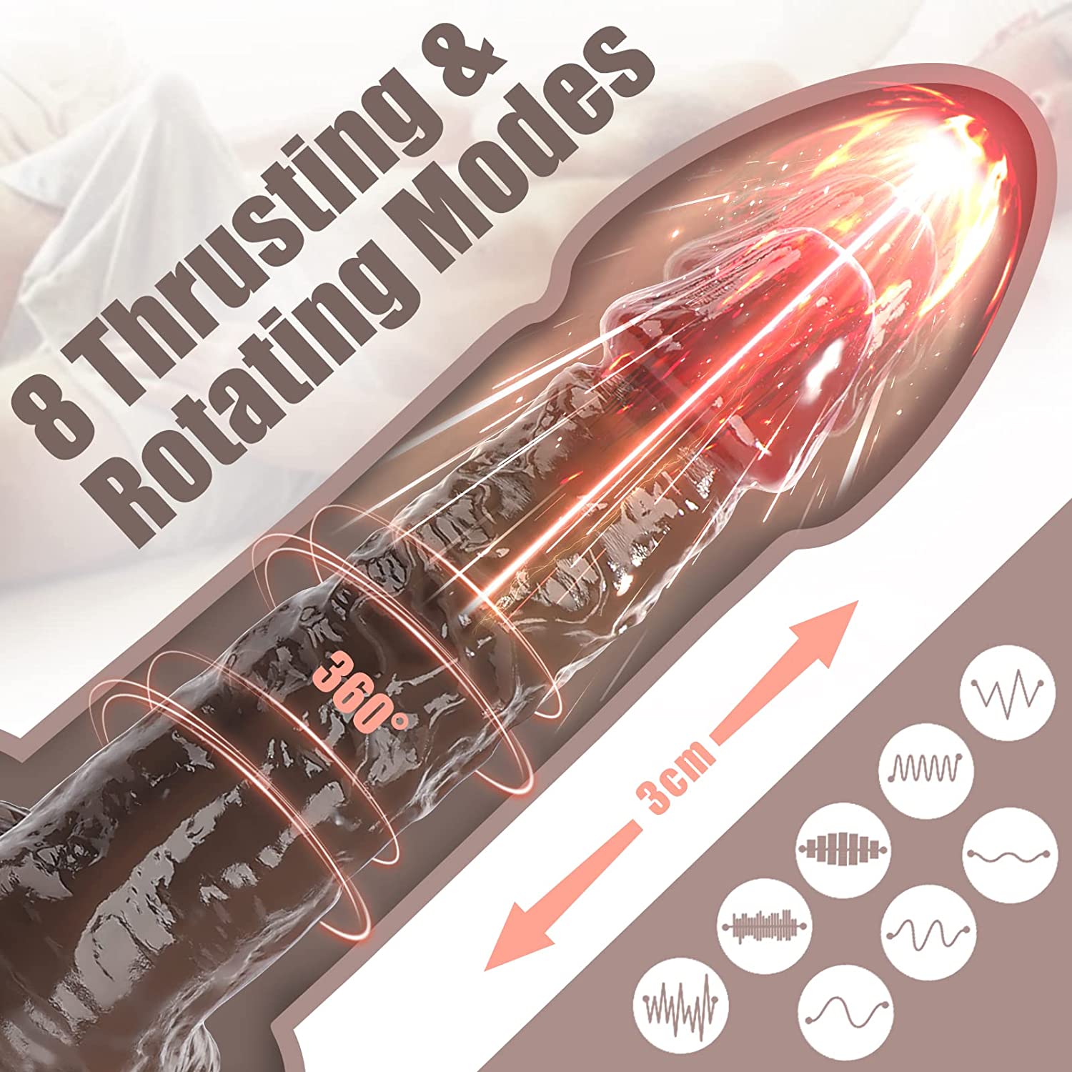 Realistic Thrusting Dildo - Kris