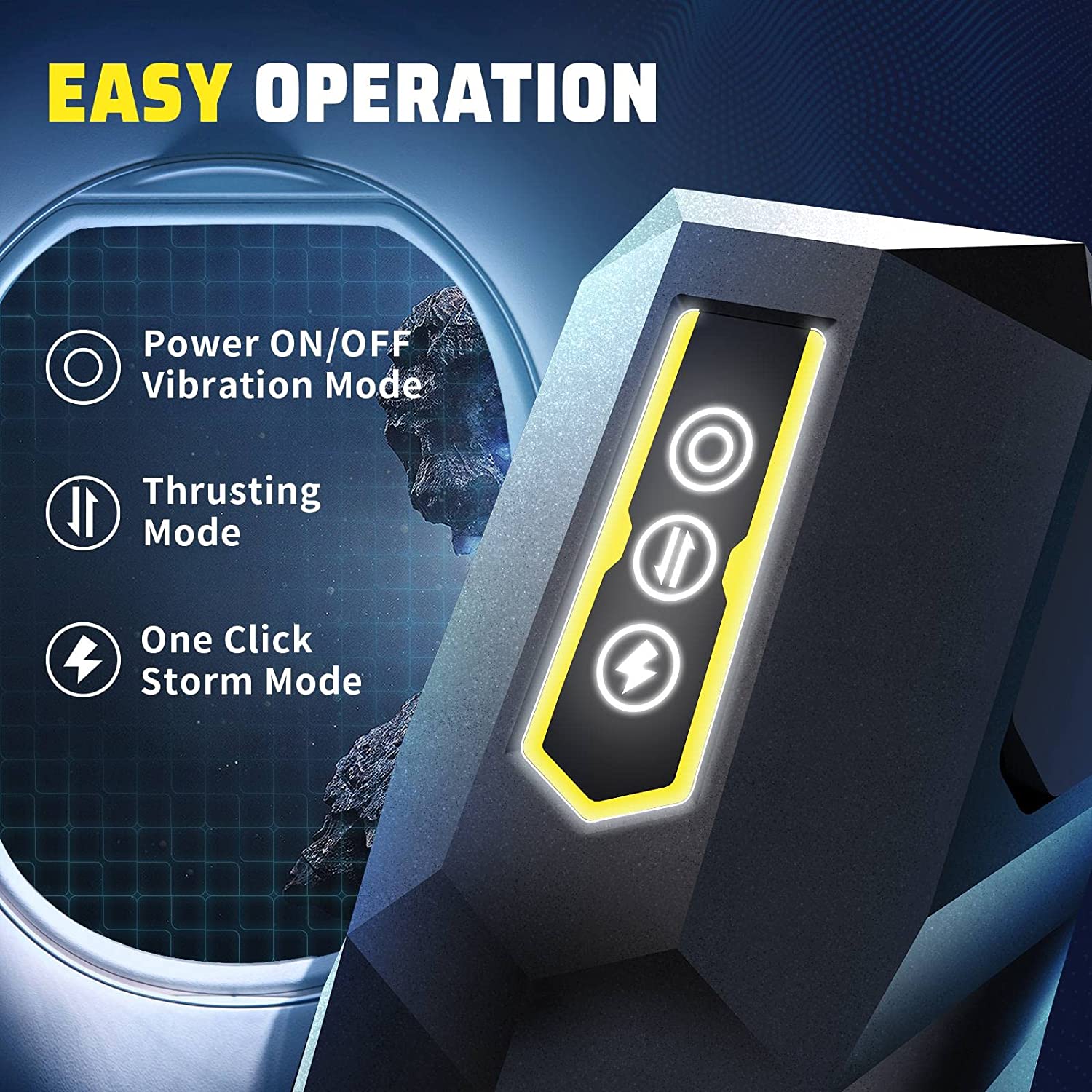 Thrusting & Vibration Hands Free Masturbators - Challenger