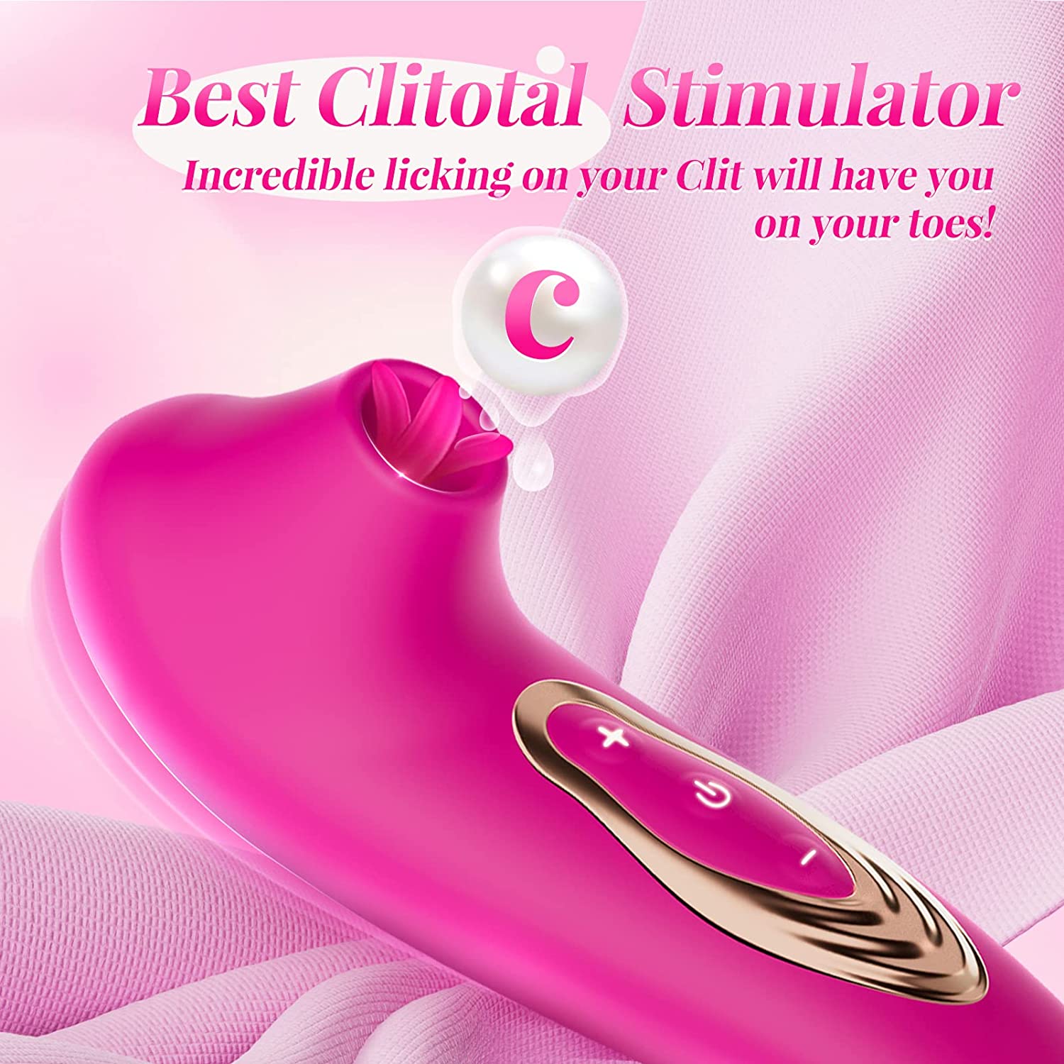 Pulse Sucking Vibrator for Women Stimulator Waterproof- Monica