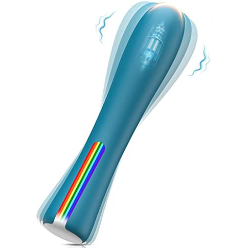 G Spot Vibrator Dildo - Rainbow