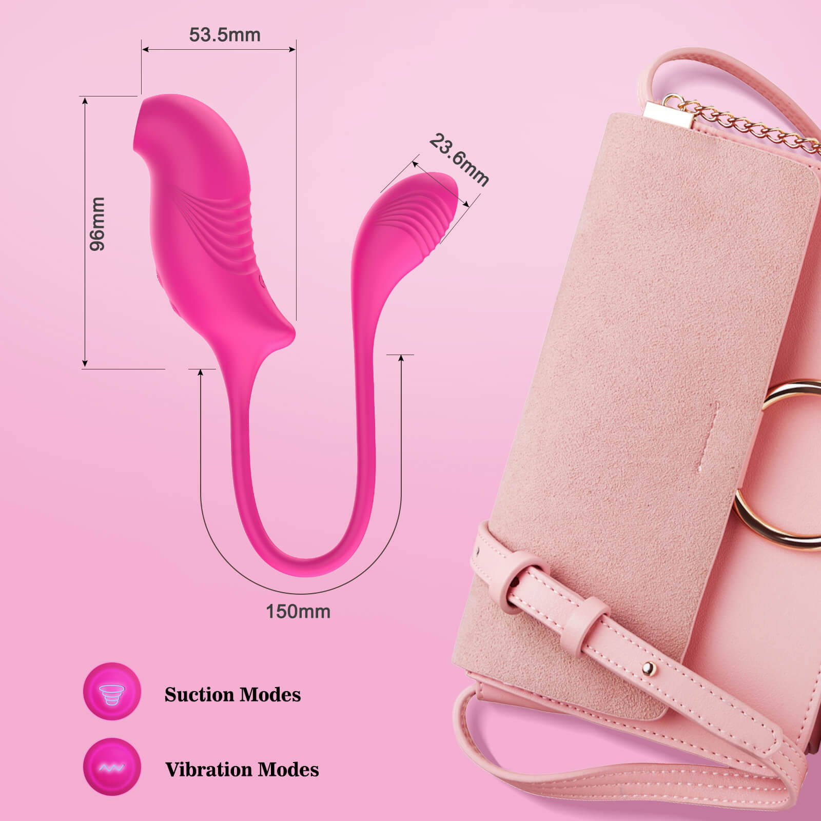 Sucking Vibrator with 10 Modes-Bird