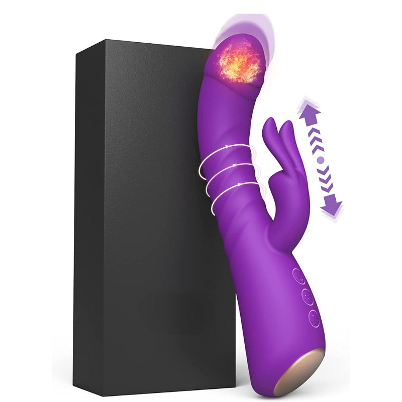 Thrusting Dildo Rabbit Vibrator - Bunny
