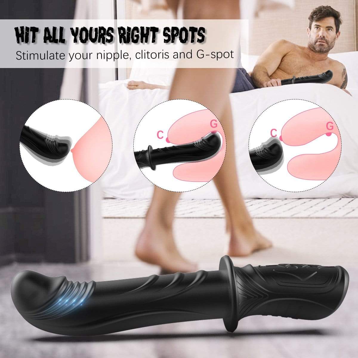 Sohimi Sohimi Vibrating Vaginal & Anal Dildo